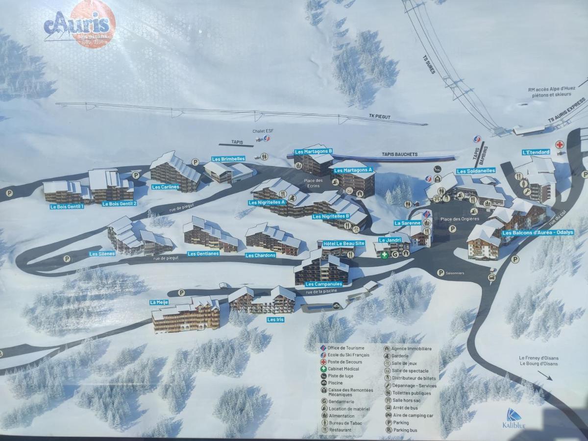 奥瑞斯Les Iris T2 Station Alpe Huez公寓 外观 照片