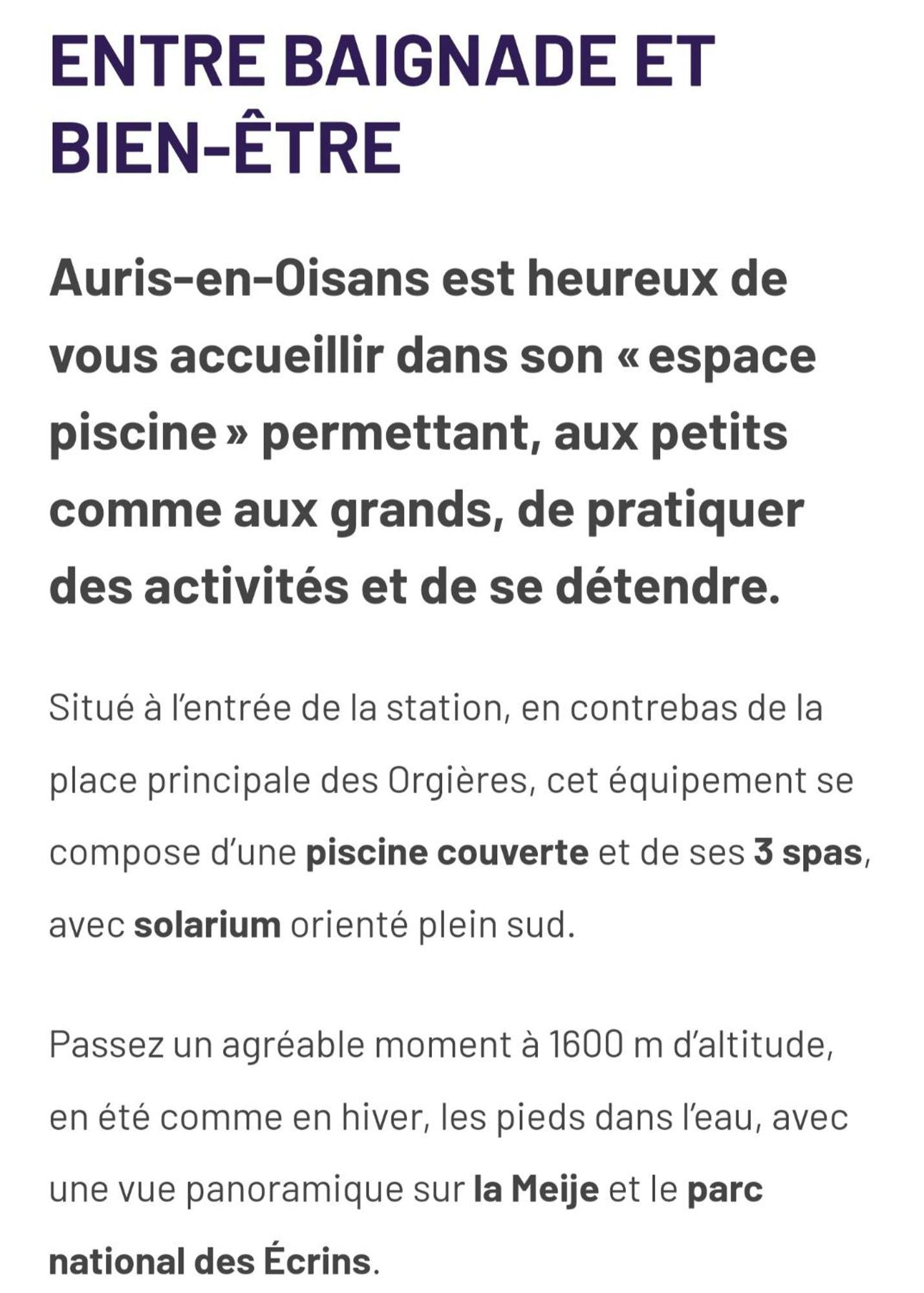 奥瑞斯Les Iris T2 Station Alpe Huez公寓 外观 照片